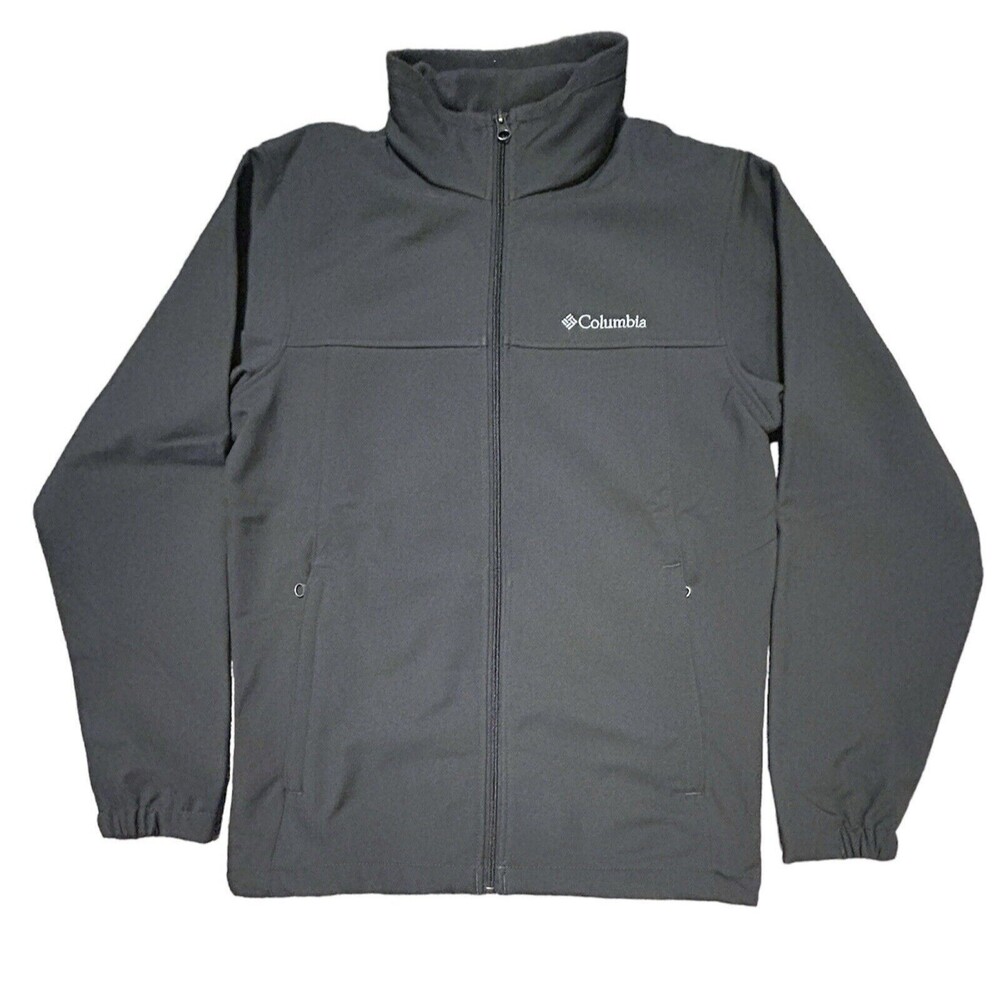 New COLUMBIA Bowen Lake  Gray Softshell Men's SIZE Small Jacket